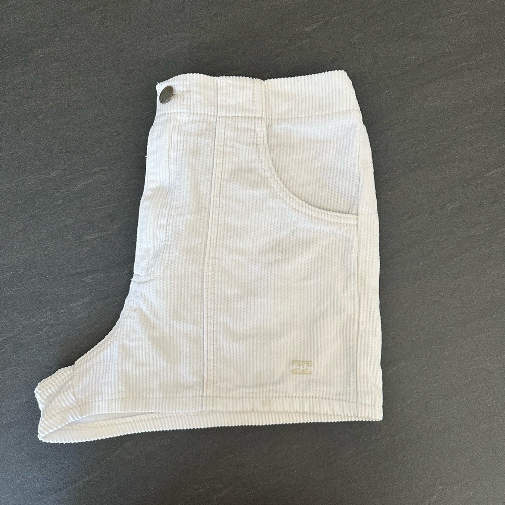 Billabong X The Salty Blonde White Corduroy Shorts - Picture 3 of 8